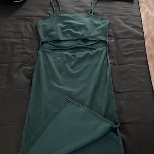 Forever 21 Teal Backless Dress